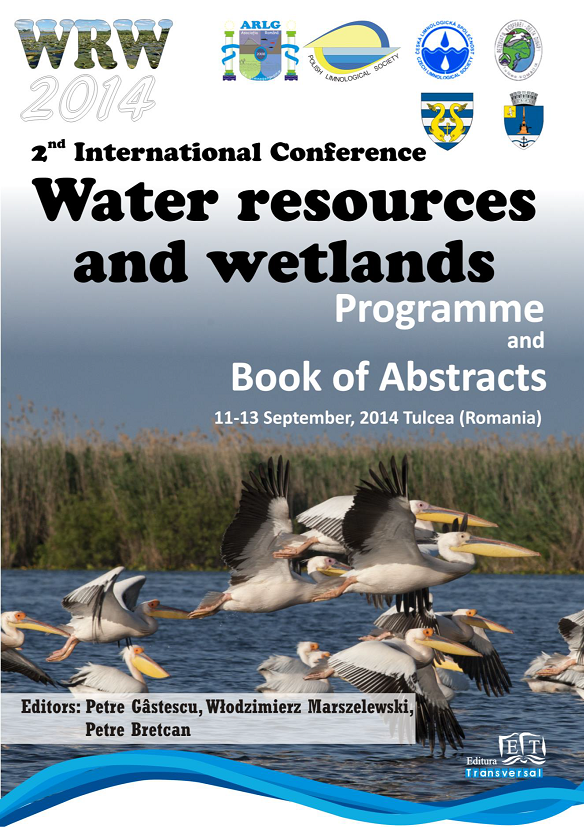 Cover Program 2nd International Conference Water resources and wetlands 11-13 September 2014 Tulcea Romania